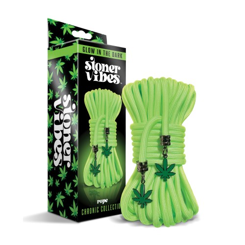 Stoner Vibes Glow in the Dark Rope Green