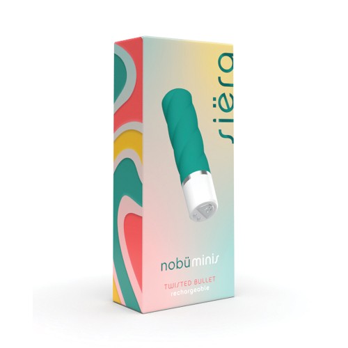 Nobu Mini Siera Twisted Bullet Vibrator - Travel Friendly