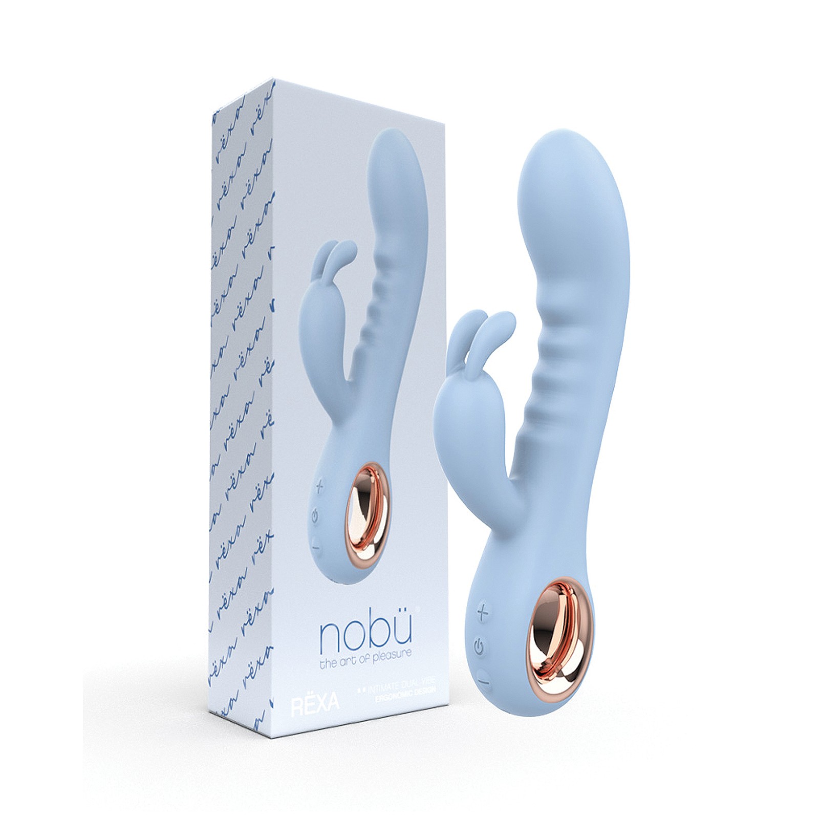 Nobu Rexa Dual Vibrator Light Blue