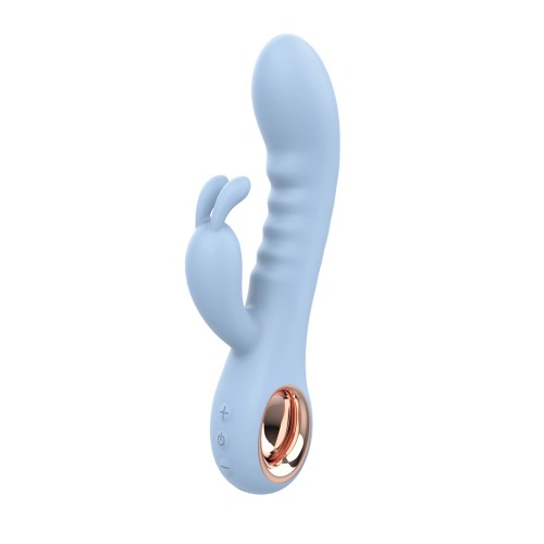 Vibrador Doble Nobu Rexa Azul Claro