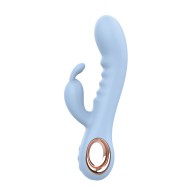 Vibrador Doble Nobu Rexa Azul Claro