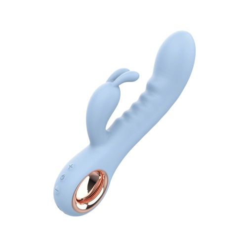 Vibrador Doble Nobu Rexa Azul Claro