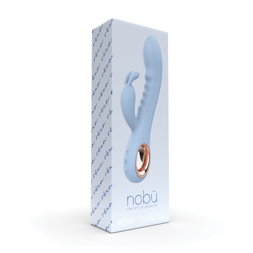 Vibrador Doble Nobu Rexa Azul Claro