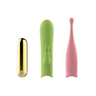 Nobu Nola 3 Piece Interchangeable Bullet Set - Waterproof