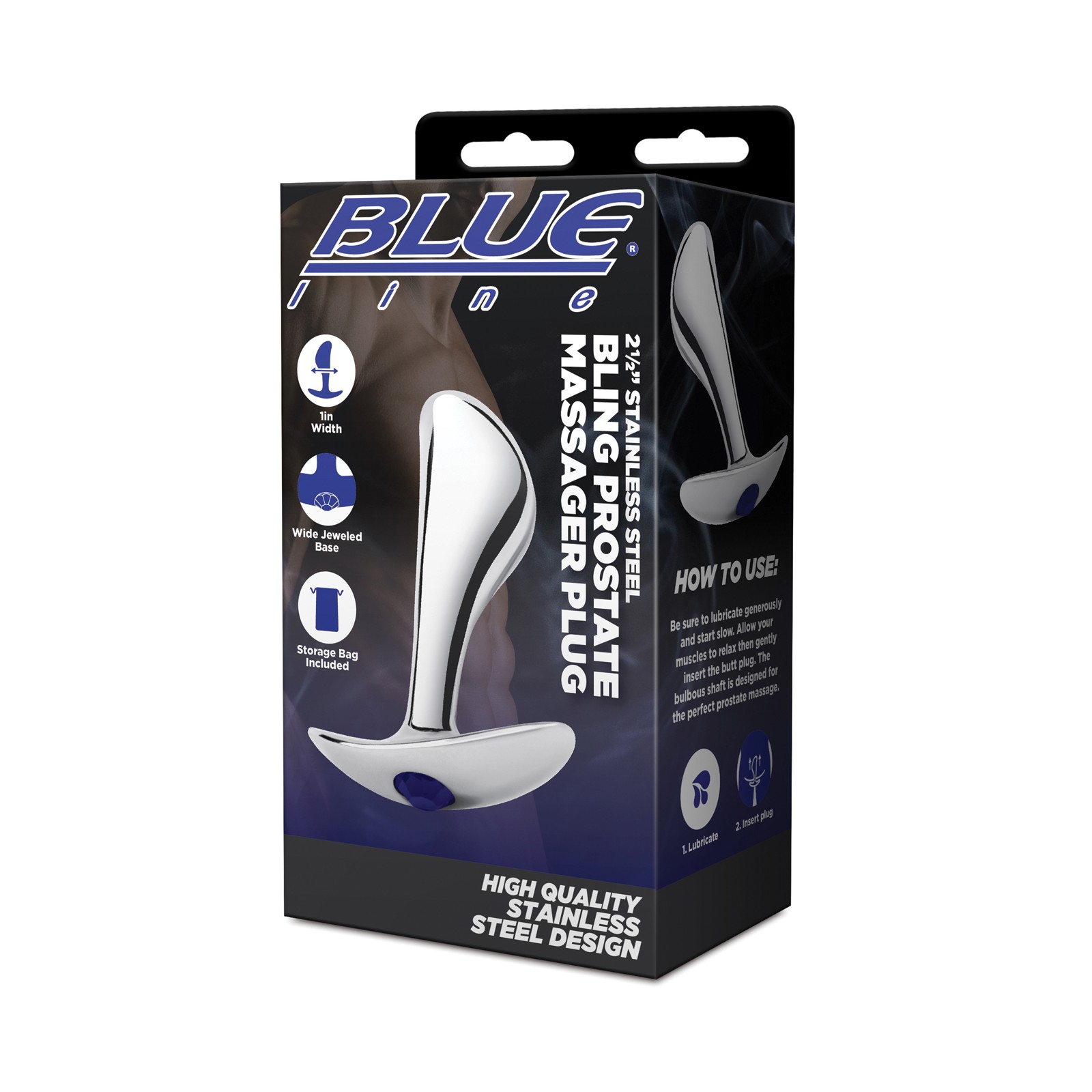 Blue Line Prostate Massager Plug