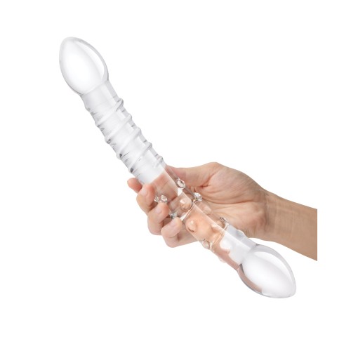 Glas 12" Double Trouble Glass Dildo