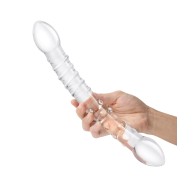 Glas 12" Double Trouble Glass Dildo