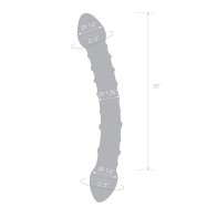 Glas 12" Double Trouble Glass Dildo