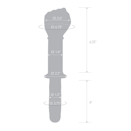 Glas 11 inch Fist Double Ended with Handle Grip