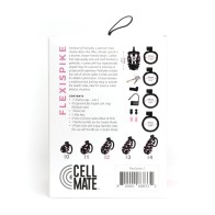 Cárcel de Castidad Sport Fucker Cellmate FlexiSpike - Tamaño 2 Negro/Rosa