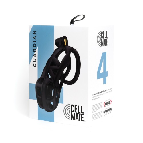 Sport Fucker Cellmate Guardian Chastity Cage Black Size 4