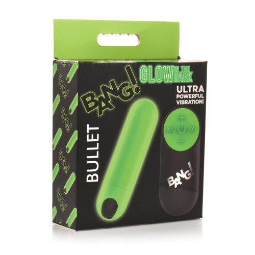 Bang Bullet Control Remoto que Brilla en la Oscuridad 21X - Juguete Versátil