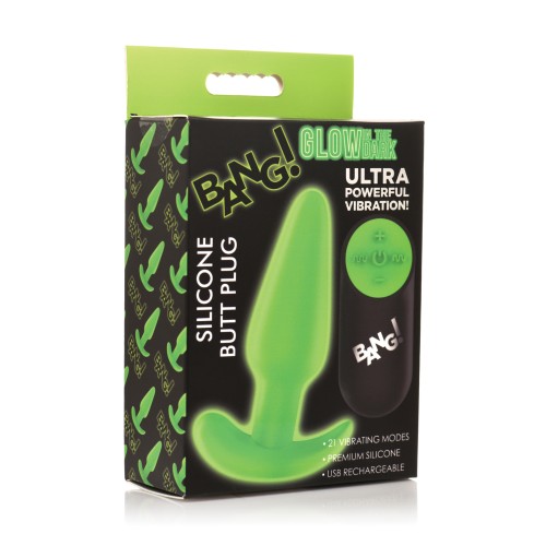 Bang Glow in the Dark Remote Butt Plug