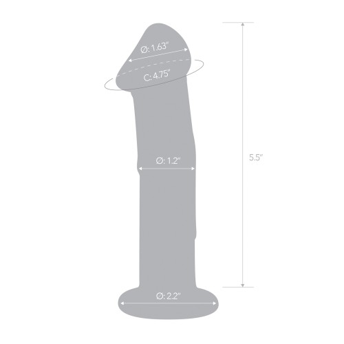 6-Inch Realistic Dildo with Veins and Flat Base - Chocolate