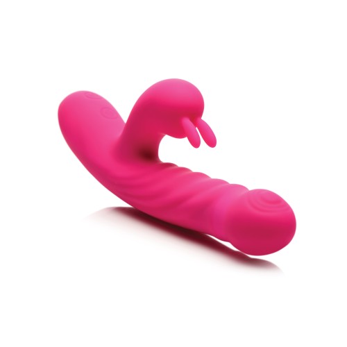 Bang 10X Thrusting Vibrating Rabbit Pink