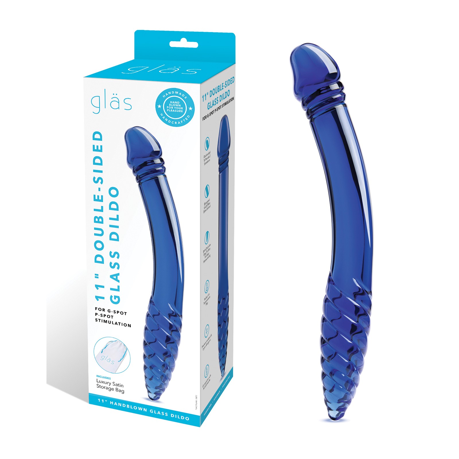 Glas 11 Inch Double Sided Dildo