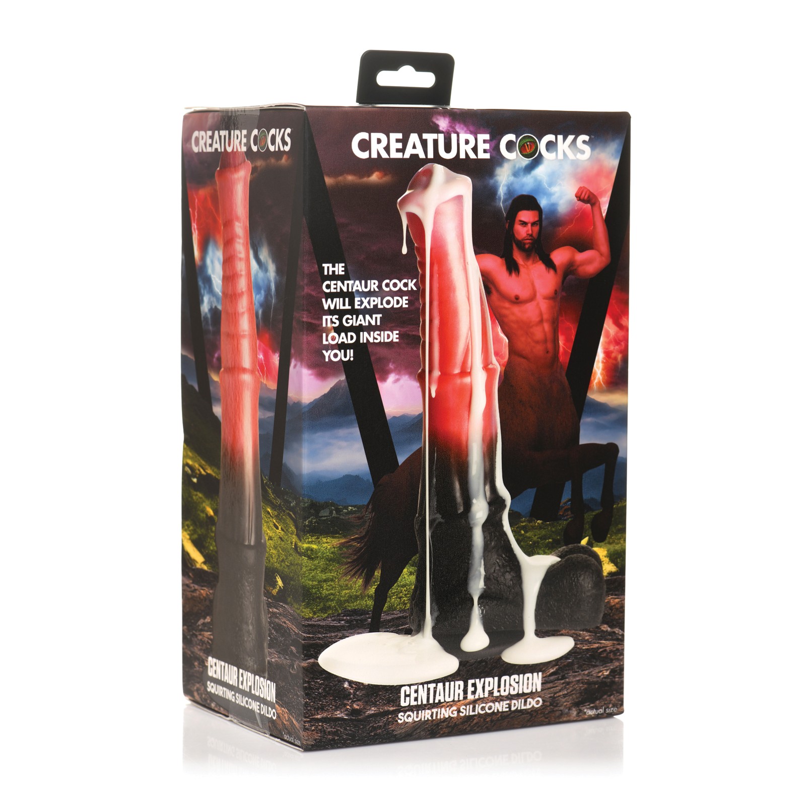 Creature Cocks Centaur Explosion Squirting Silicone Dildo