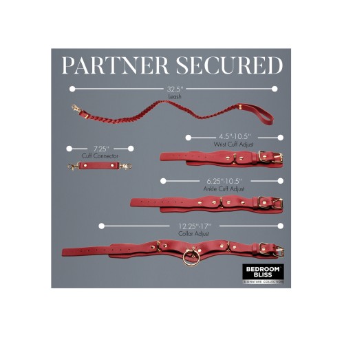 Bedroom Bliss Restraint Set Red