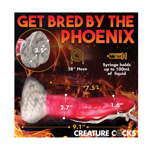 Creature Cocks Resurrector Phoenix Dildo - Explosive Pleasure