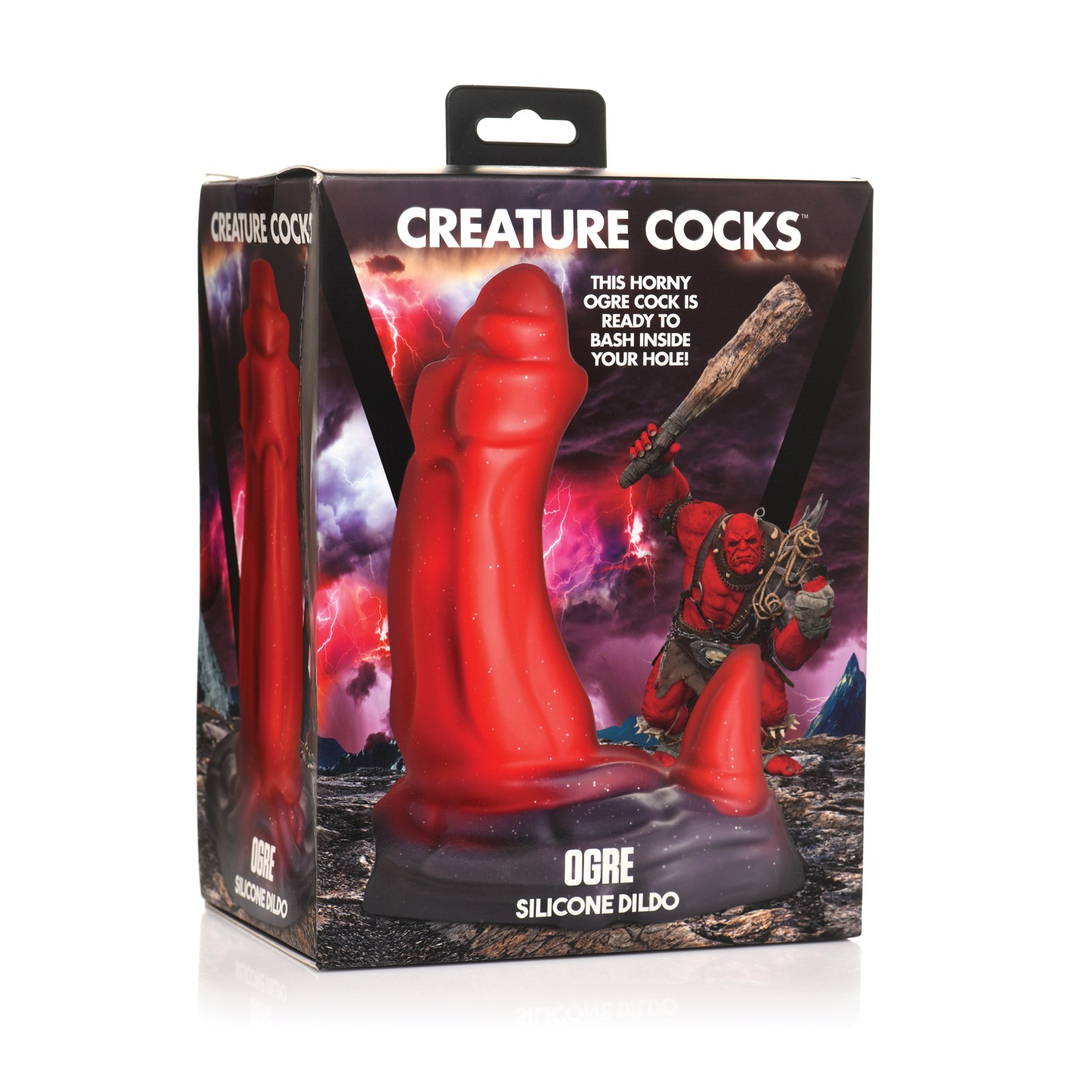 Creature Cocks Ogre Silicone Dildo Red