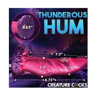 Creature Cocks Xenox Vibrating Dildo Remote Pink Purple