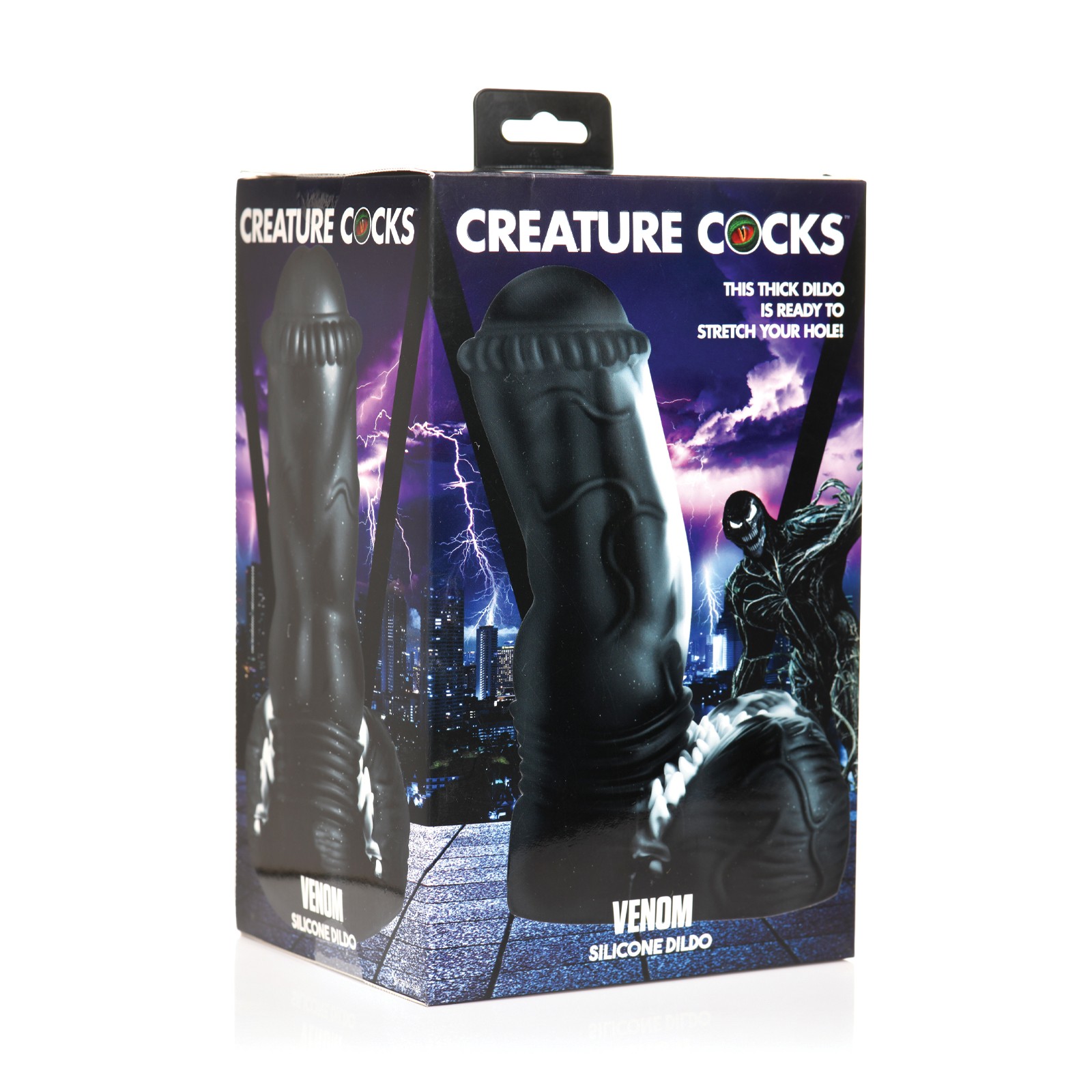 Creature Cocks Venom Dildo Black