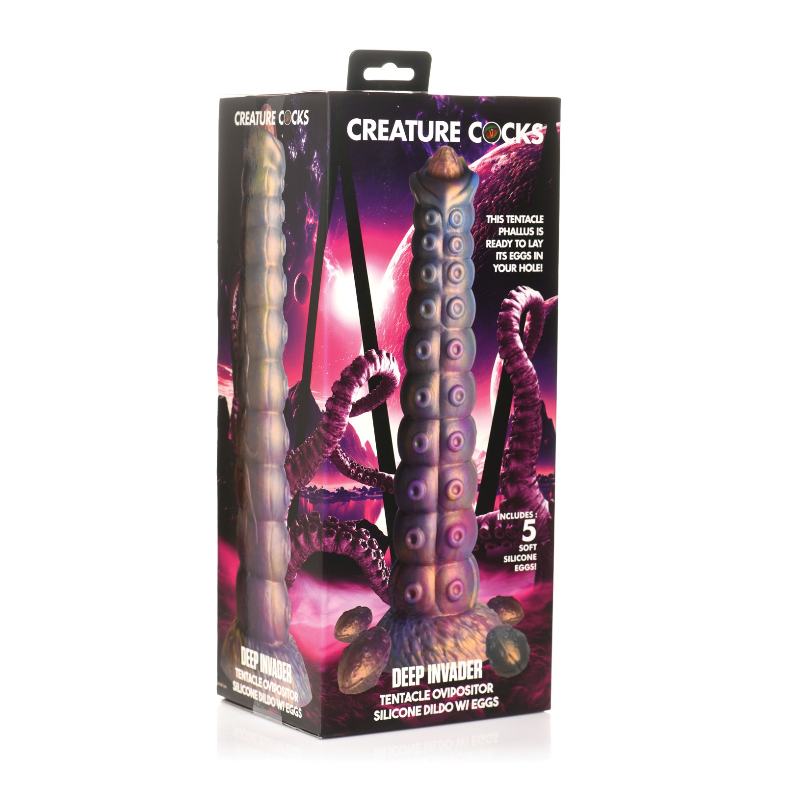 Creature Cocks Deep Invader Tentacle Silicone Dildo