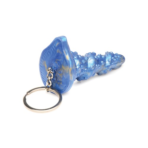 Creature Cocks Lord Kraken Key Chain Blue - Fun Accessory