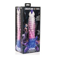 Dildo de Silicona Tenta-Queen con Huevos Multicolor