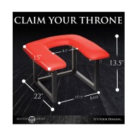 Master Series Face Rider Queening Chair for Ultimate Pleasure