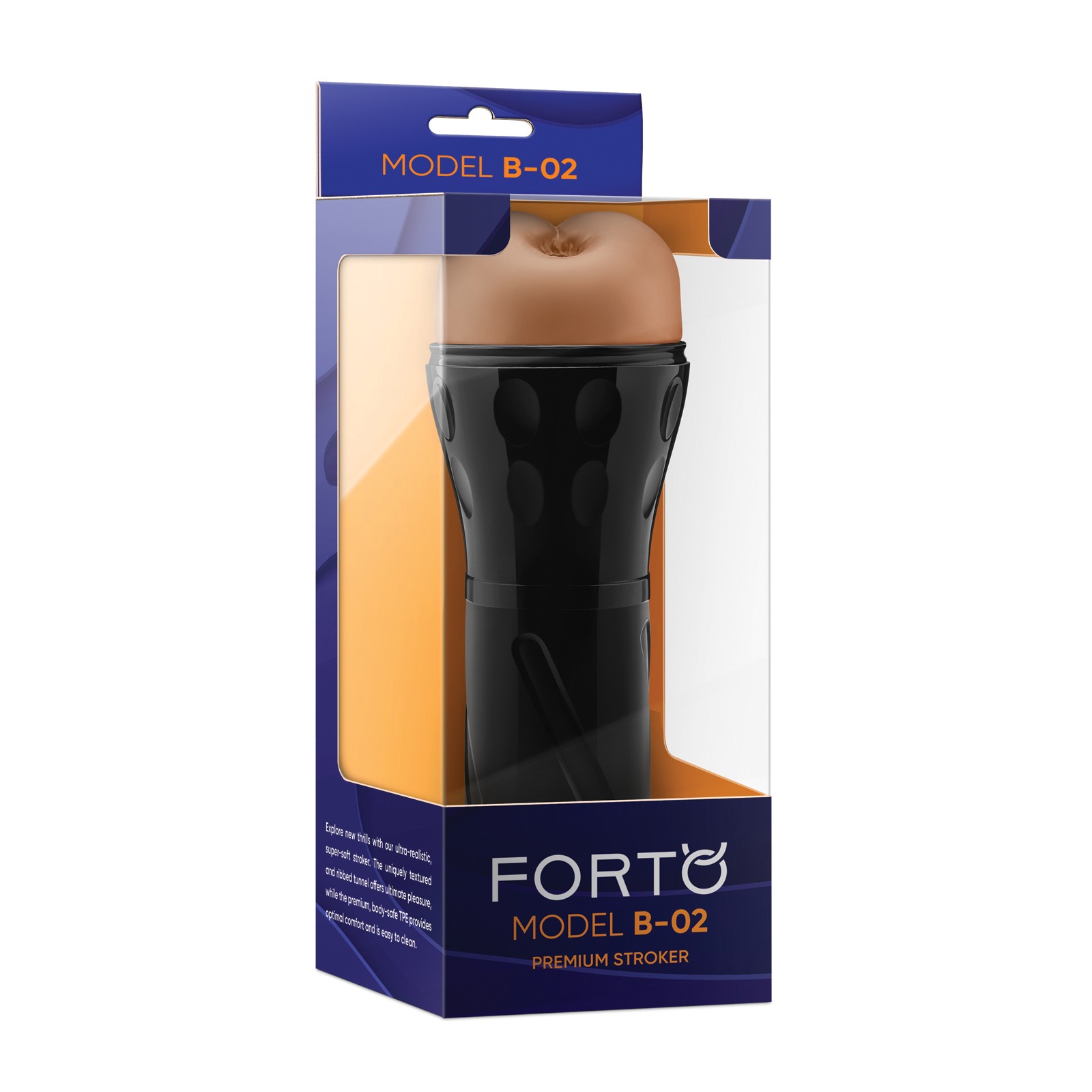 Forto Model B-02 Hard-Skin Stroker - Tan