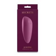 Secrets Juniper Throbbing Vibe - Ruby for Robust Pleasure