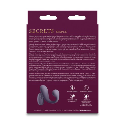 Secrets Maple Gray for Ultimate Sensory Pleasure