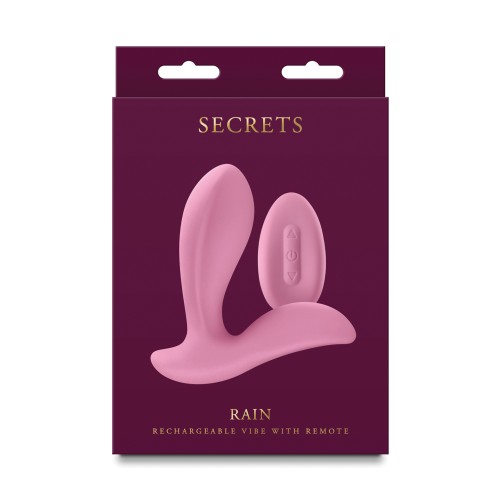 Secrets Rain Vibrator - Coral