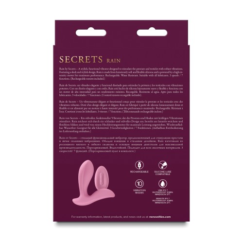 Secrets Rain Vibrator - Coral