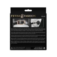 Fetish & Fashion Fran Ball Gag - Black - Teasing Pleasure