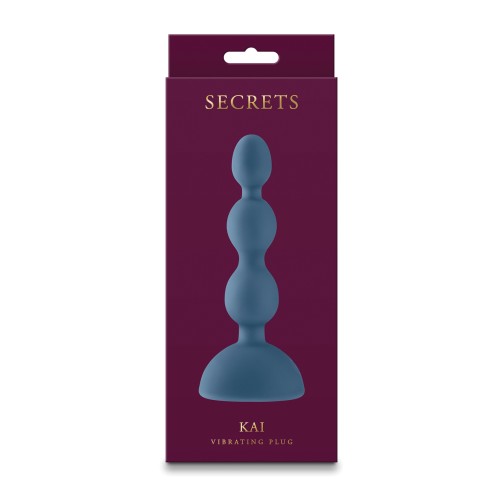 Plug Anal Vibrante Compacto Secrets Kai para Placer Intenso