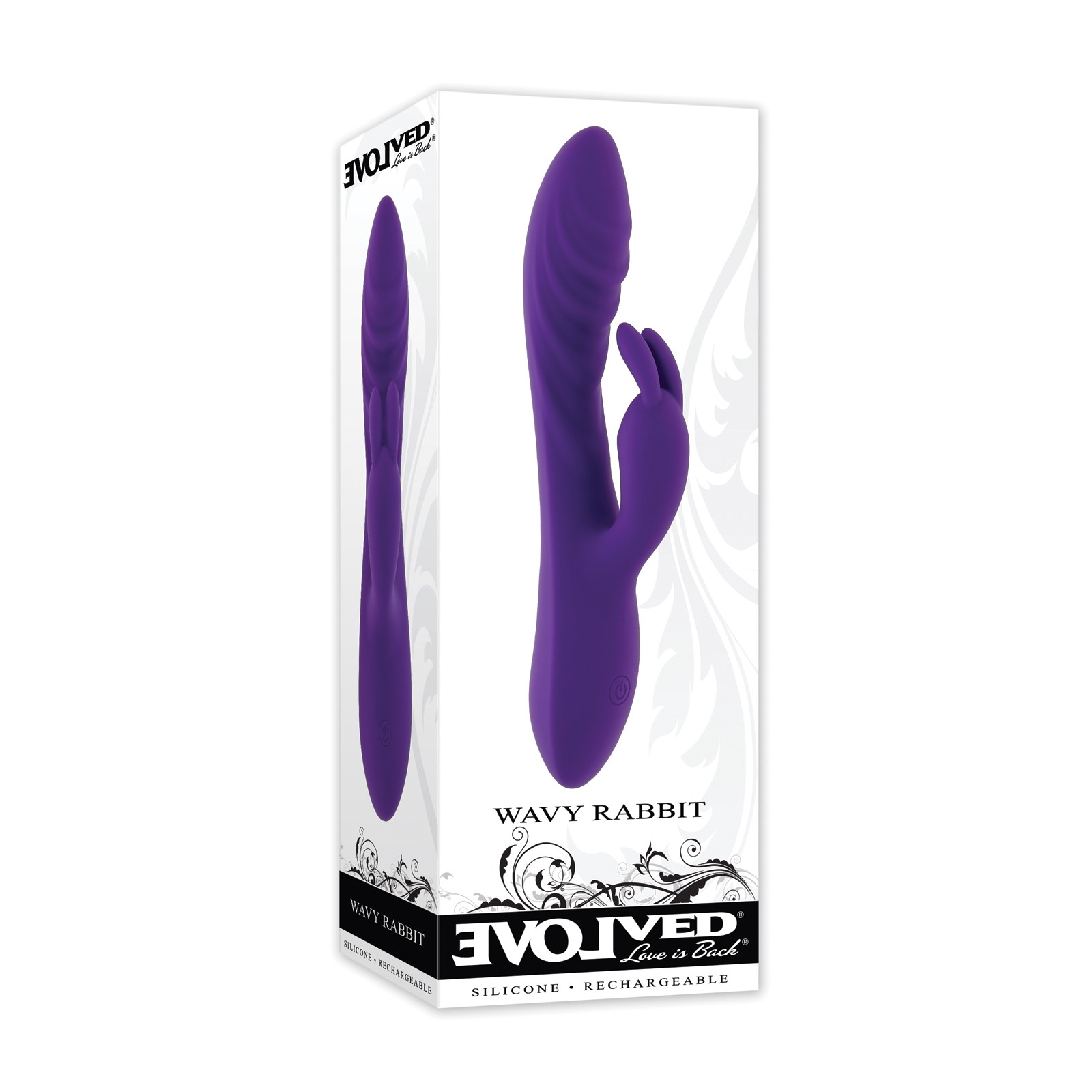 Evolved Wavy Rabbit Vibrator - Purple