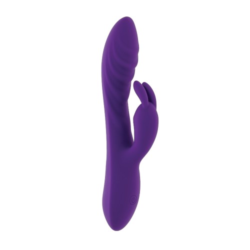 Evolved Wavy Rabbit Vibrator - Purple