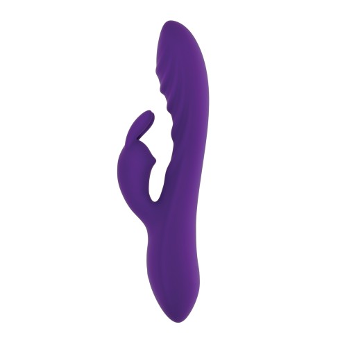 Evolved Wavy Rabbit Vibrator - Purple