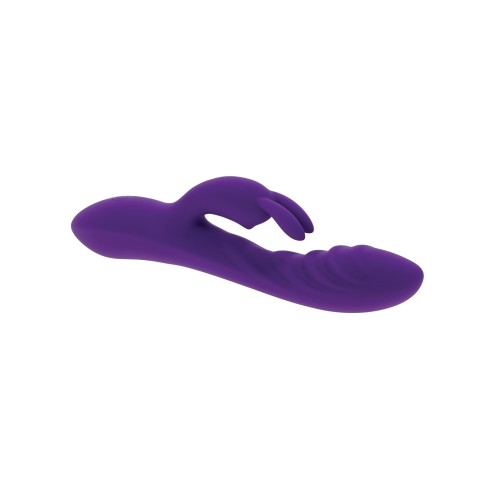 Evolved Wavy Rabbit Vibrator - Purple