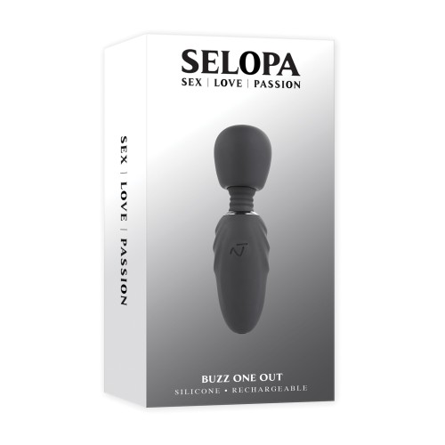 Selopa Buzz One Mini Wand Vibrator Black