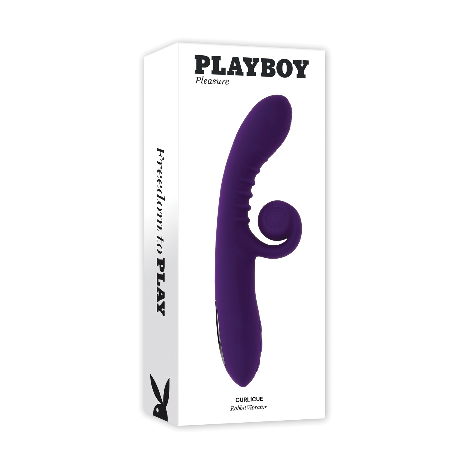 Playboy Pleasure Curlicue Rabbit Vibrator Acai