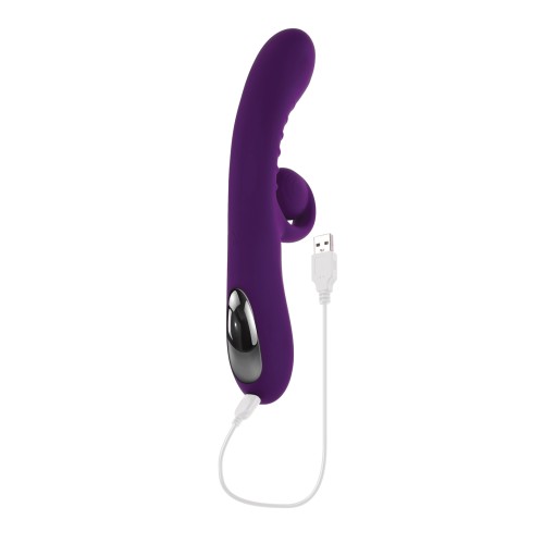 Playboy Pleasure Curlicue Rabbit Vibrator Acai