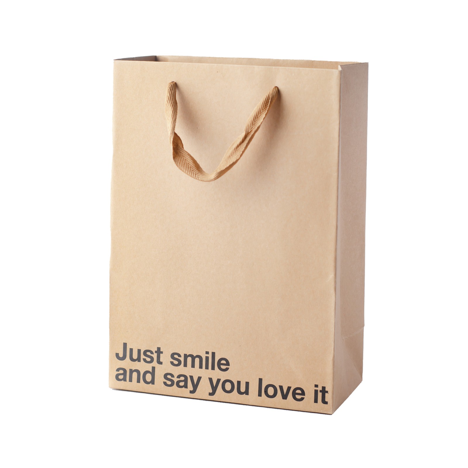 Snarky Gift Bag - Just Smile and Say You Love It