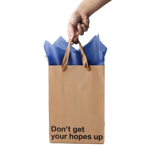 Dont Get Your Hopes Up Gift Bag Pack of 3