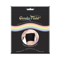 Gender Fluid Strapless Chest Binder Black