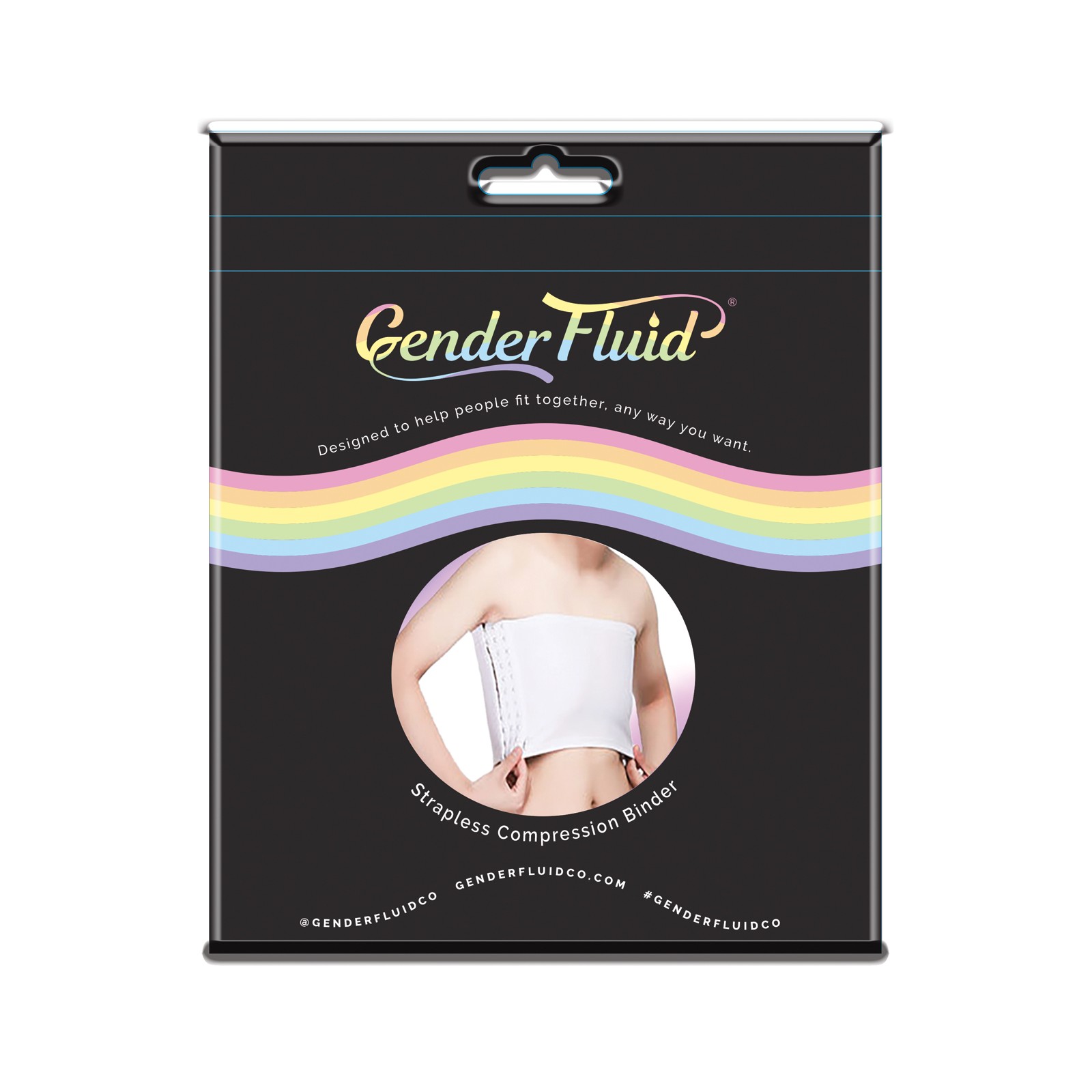 Gender Fluid Chest Compression Binder - Large