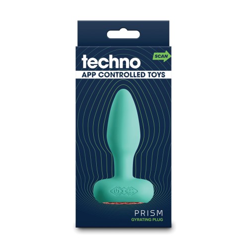 Techno Prism App Controlled Anal Plug Teal