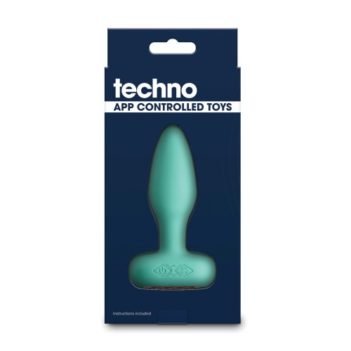 Techno Prism App Controlled Anal Plug Teal